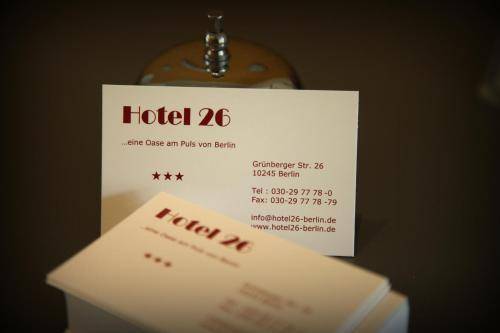 Hotel 26, Berlin